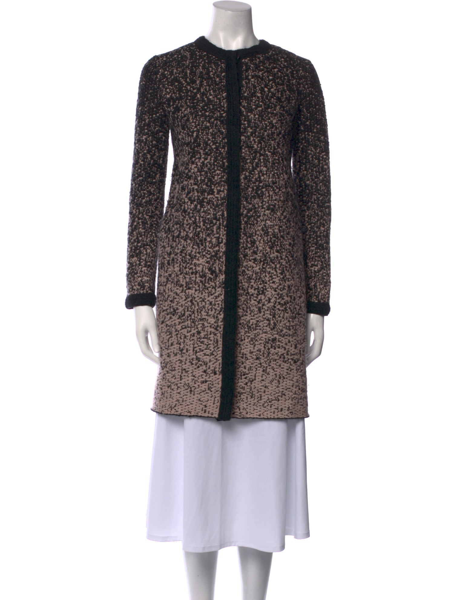 Christian Dior Animal Print Crew Neck Sweater