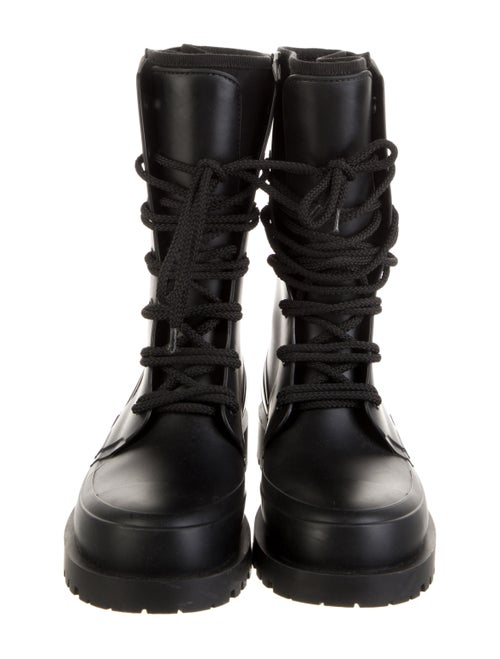 Christian Dior Bee Accent Rubber Rain Boots