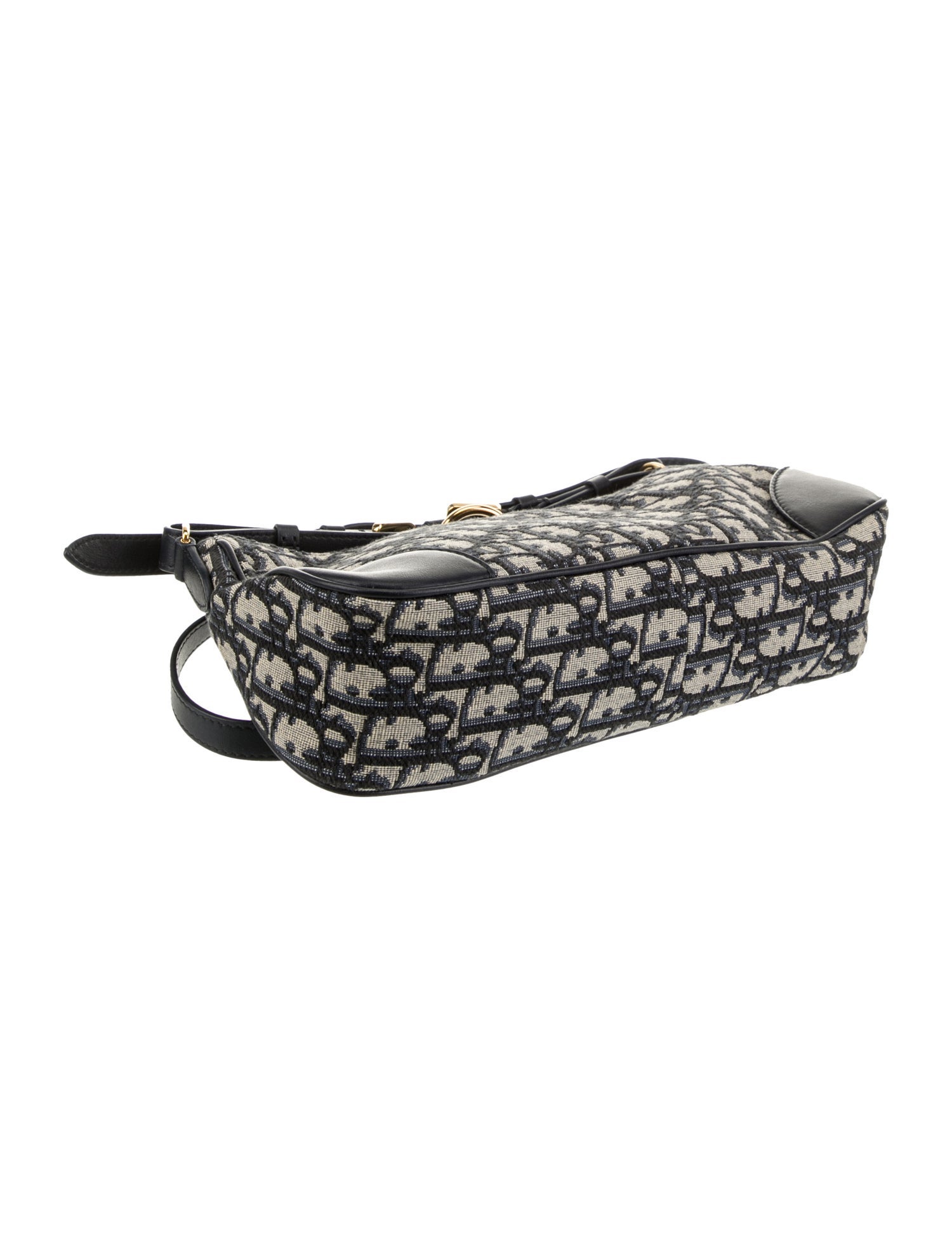 Christian Dior Canvas 30 Montaigne Wanderlust Mini Bag - Blue
