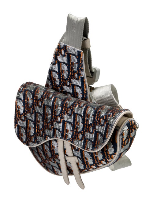 DIOR MEN Oblique Jacquard Crossbody Bag 2022