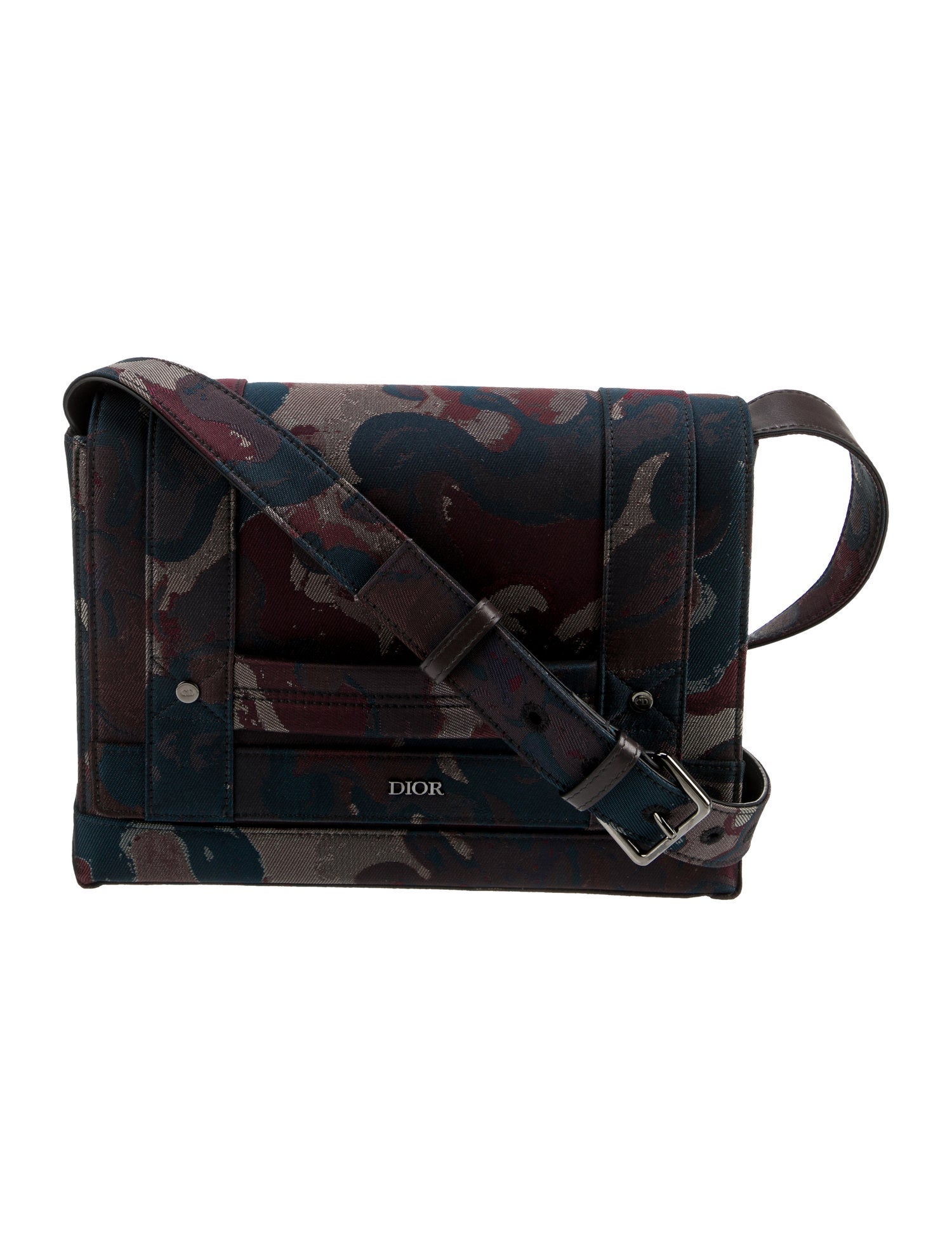 DIOR MEN x Peter Doig Canvas Messenger Bag