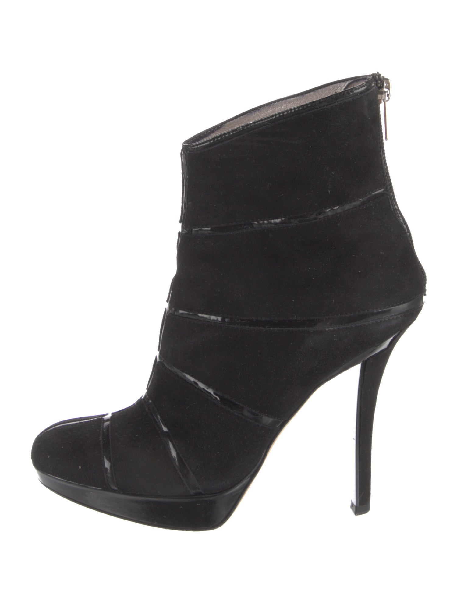 Christian Dior Suede Lace-Up Boots