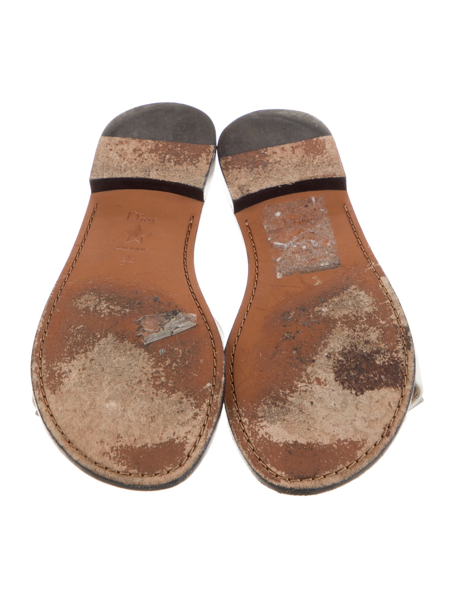 Christian Dior Leather Slides