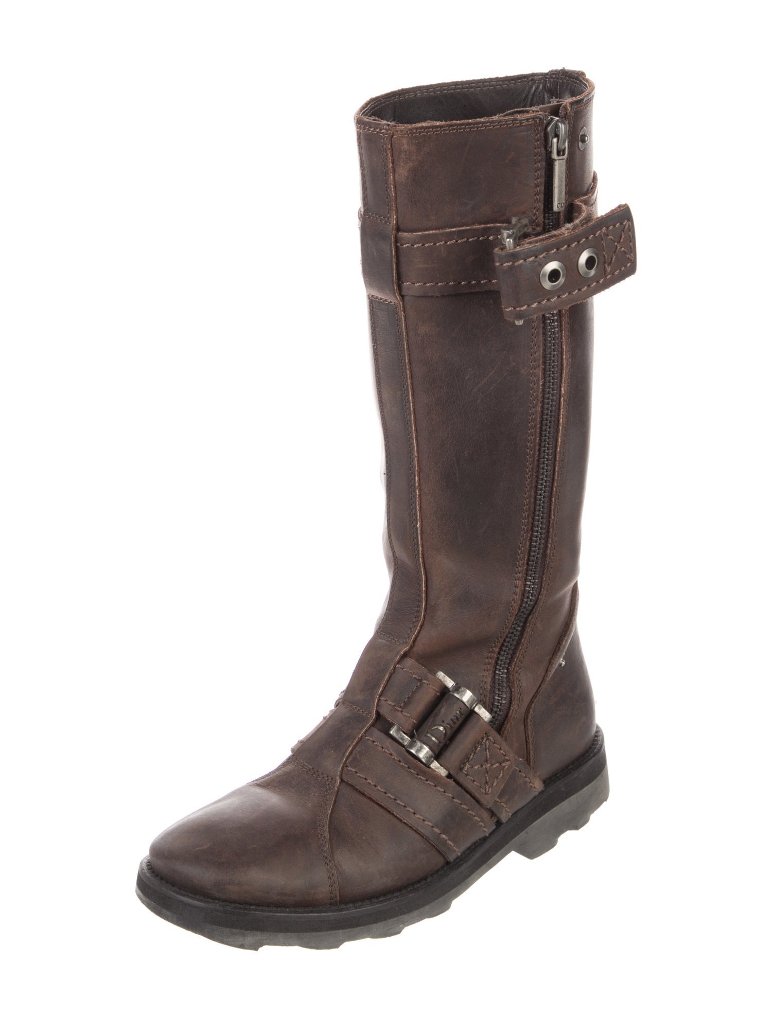 Christian Dior Leather Boots