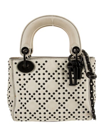 Christian Dior Handle Bags Cannage Lady Mini