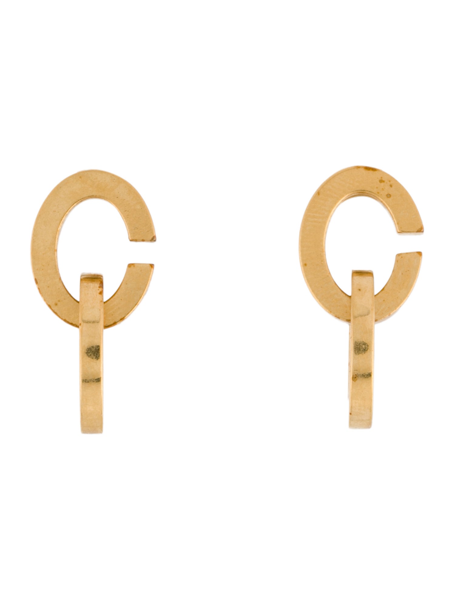 Christian Dior CD Lock Earrings