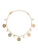 Christian Dior 18K Mother of Pearl & Multistone Rose de Vents Bracelet