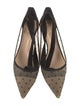Christian Dior Mesh Polka Dot Print Pumps