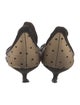 Christian Dior Mesh Polka Dot Print Pumps