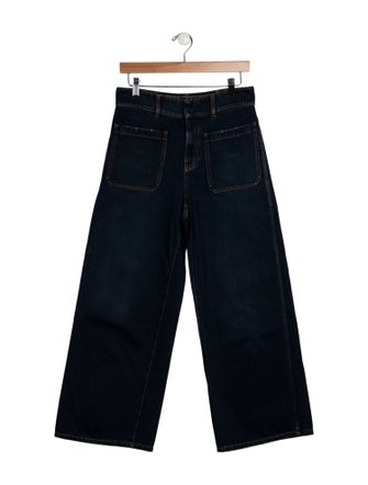 Christian Dior High-Rise Wide Leg Jeans
