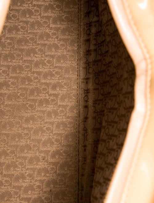 Christian Dior Patent Leather Top Handle Bag