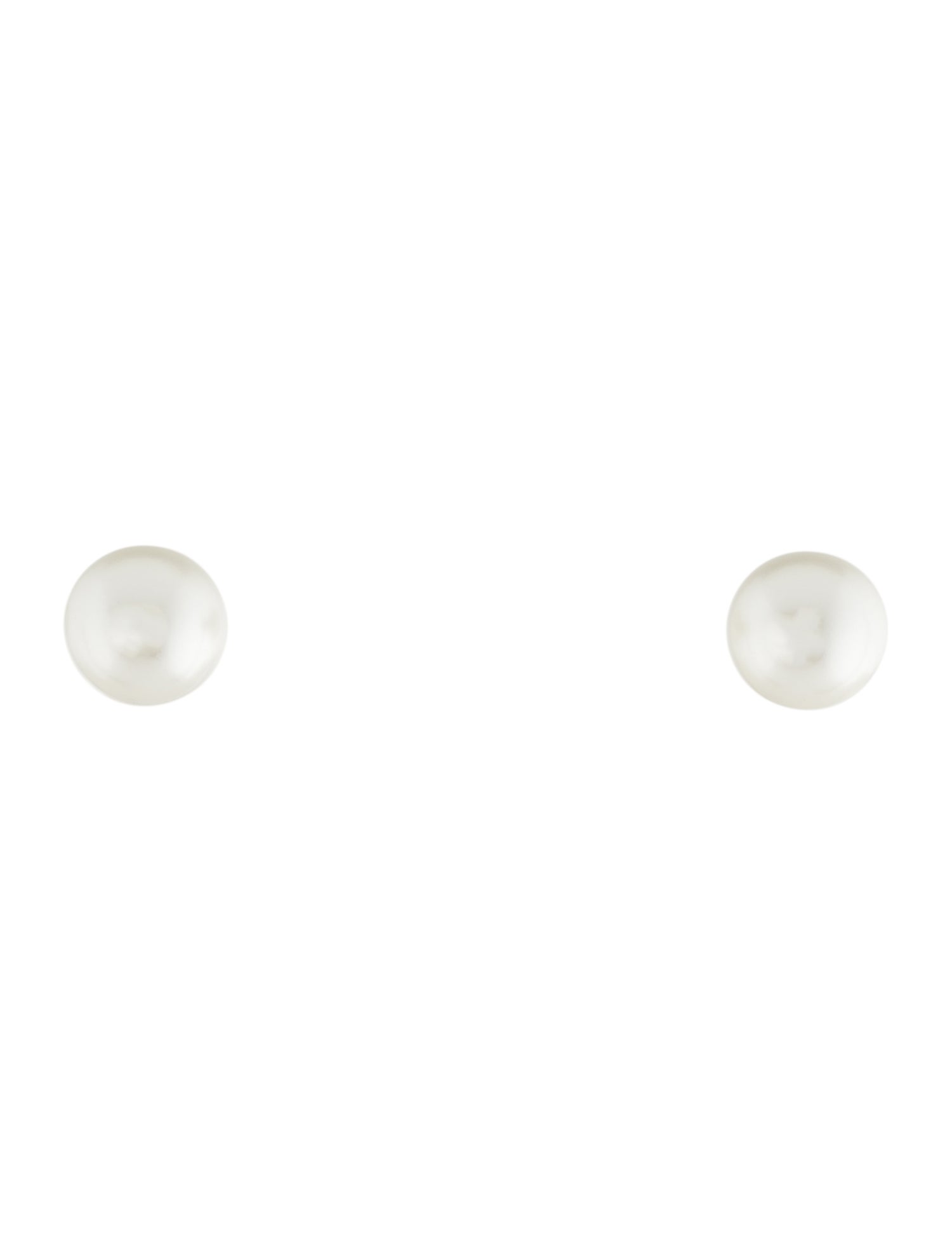 Christian Dior Faux Pearl Tribales Stud Earrings