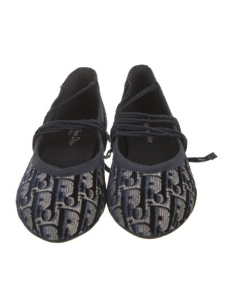 Christian Dior Jacquard Printed Flats