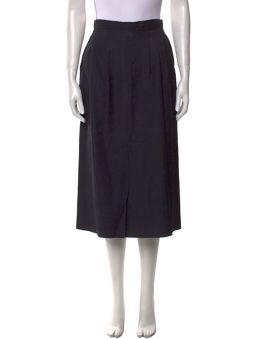 Christian Dior Skirts Pleated Accents Midi Length Skirt M