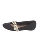 Christian Dior Printed Bow Accents Ballet Flats