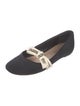 Christian Dior Printed Bow Accents Ballet Flats