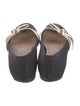 Christian Dior Printed Bow Accents Ballet Flats