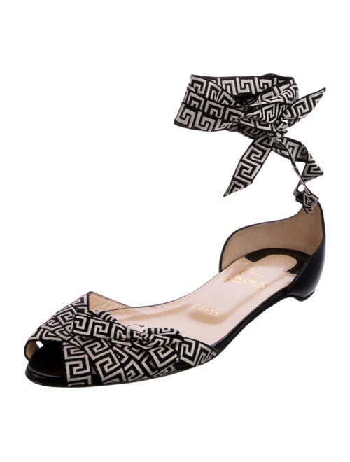 Christian Louboutin Printed D'Orsay Flats
