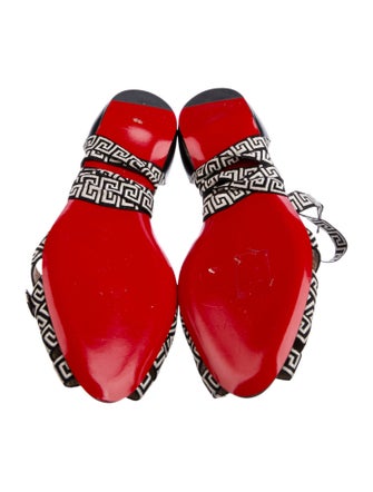 Christian Louboutin Printed D'Orsay Flats