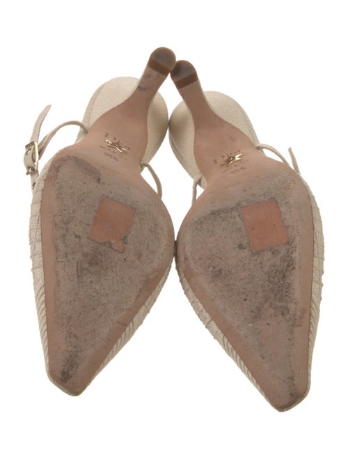 Christian Dior Cannage Pattern Cutout Accent Mules