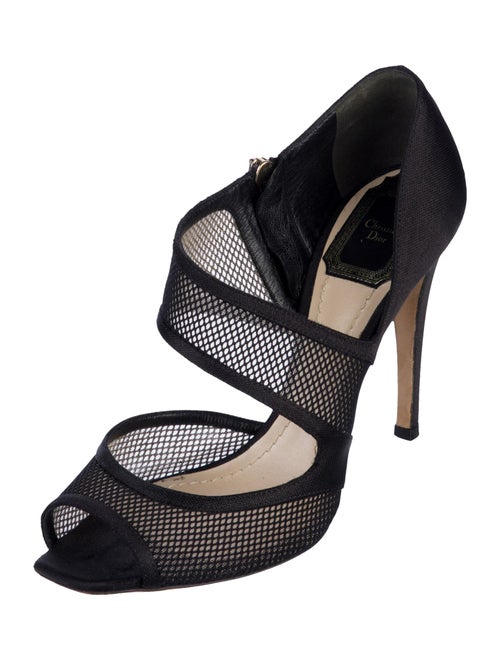Christian Dior Mesh D'Orsay Pumps