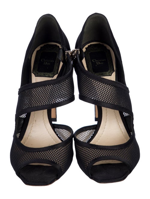 Christian Dior Mesh D'Orsay Pumps