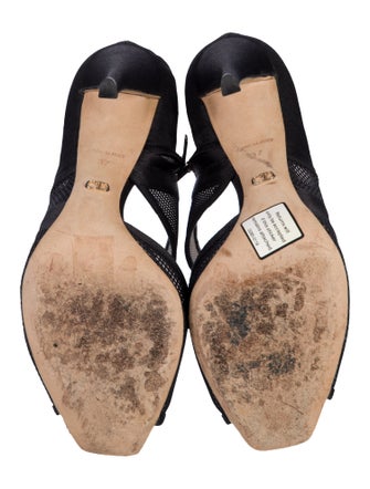 Christian Dior Mesh D'Orsay Pumps