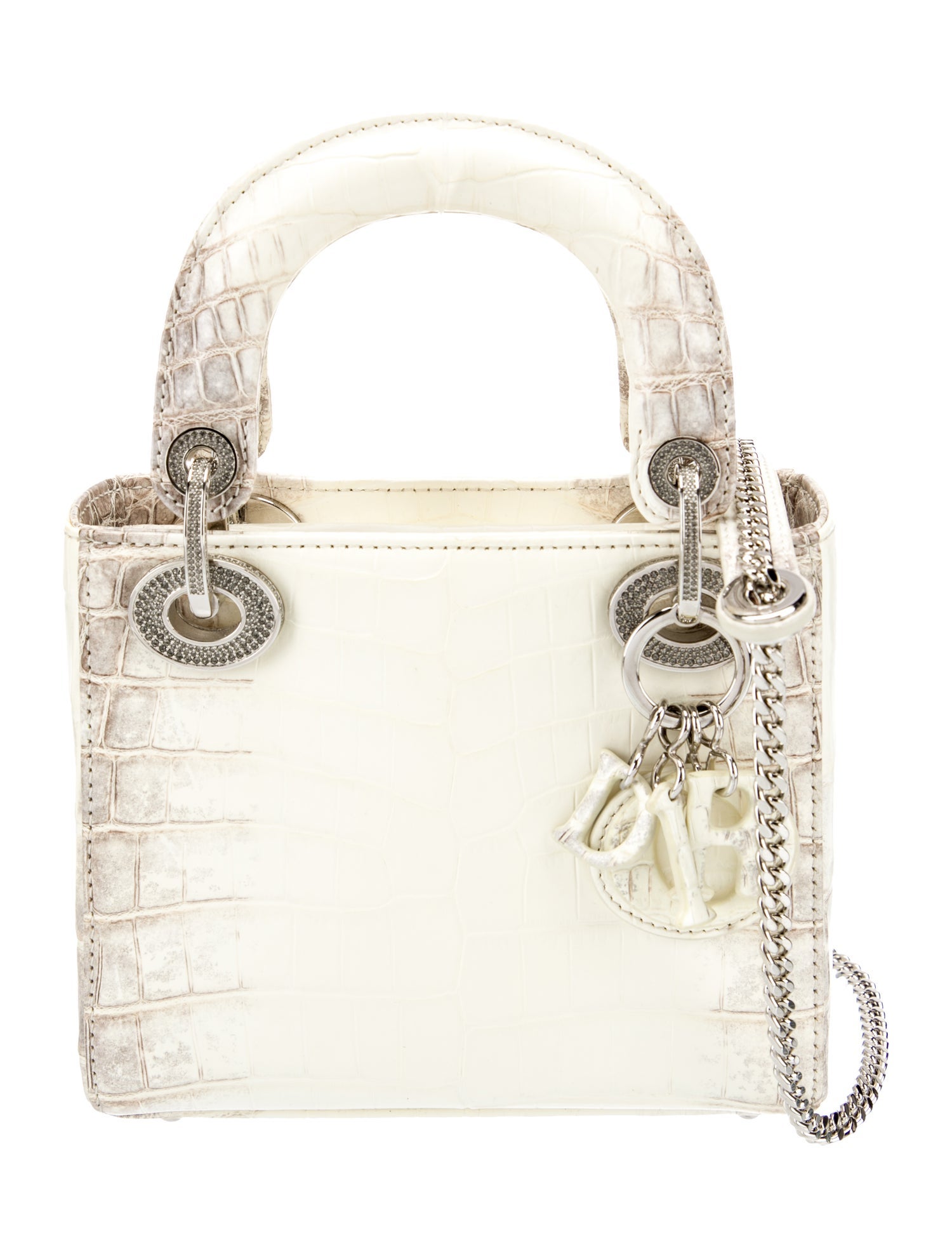Bracher Emden Leather Crystal Embellished Handle Bag