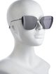 Christian Dior Square Tinted Sunglasses
