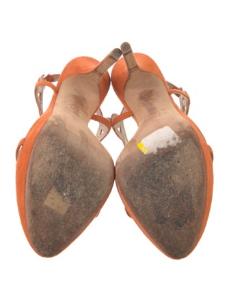 Christian Dior 2010's Suede T-Strap Sandals