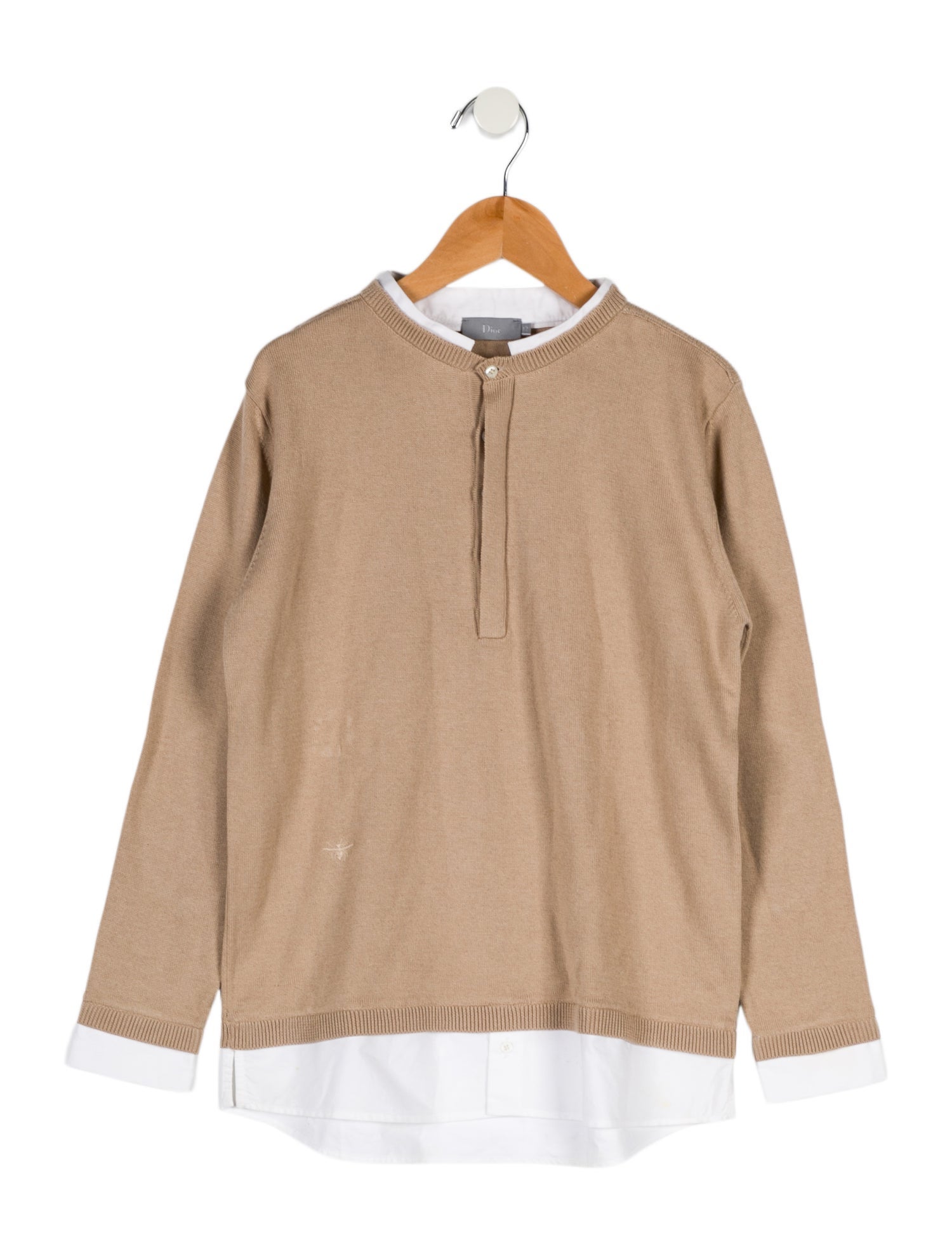 Christian Dior Long Sleeve Knit Shirt