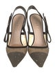 Christian Dior Mesh Mesh Accents Slingback Pumps