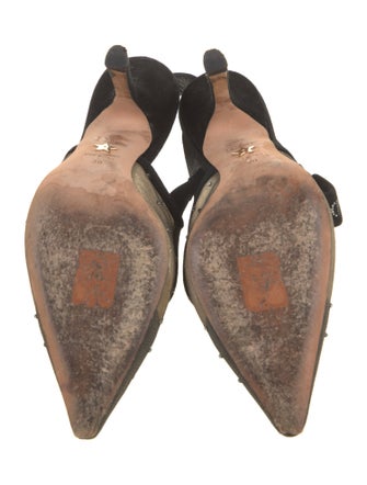 Christian Dior Mesh Mesh Accents Slingback Pumps