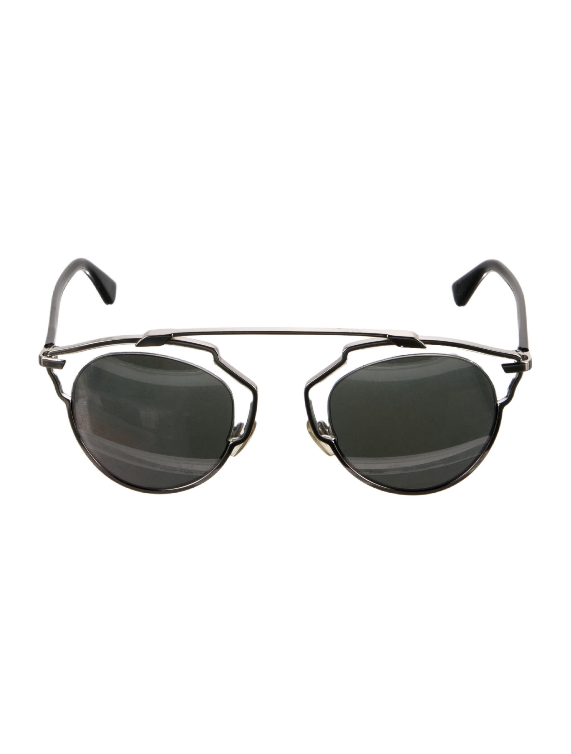 Christian Dior Aviator Tinted Sunglasses
