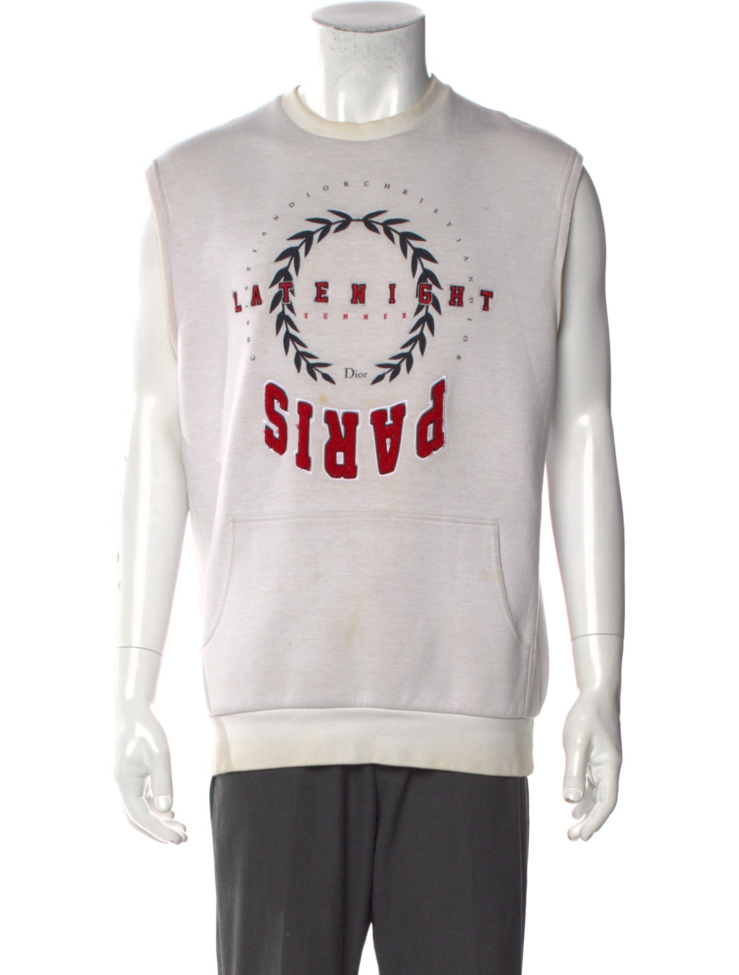 Dior Homme Graphic Print Crew Neck Sweatshirt