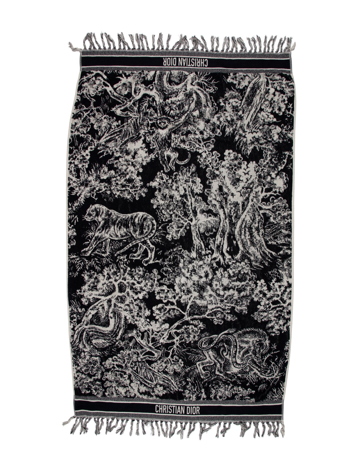 Christian Dior Toile de Jouy Reverse Towel