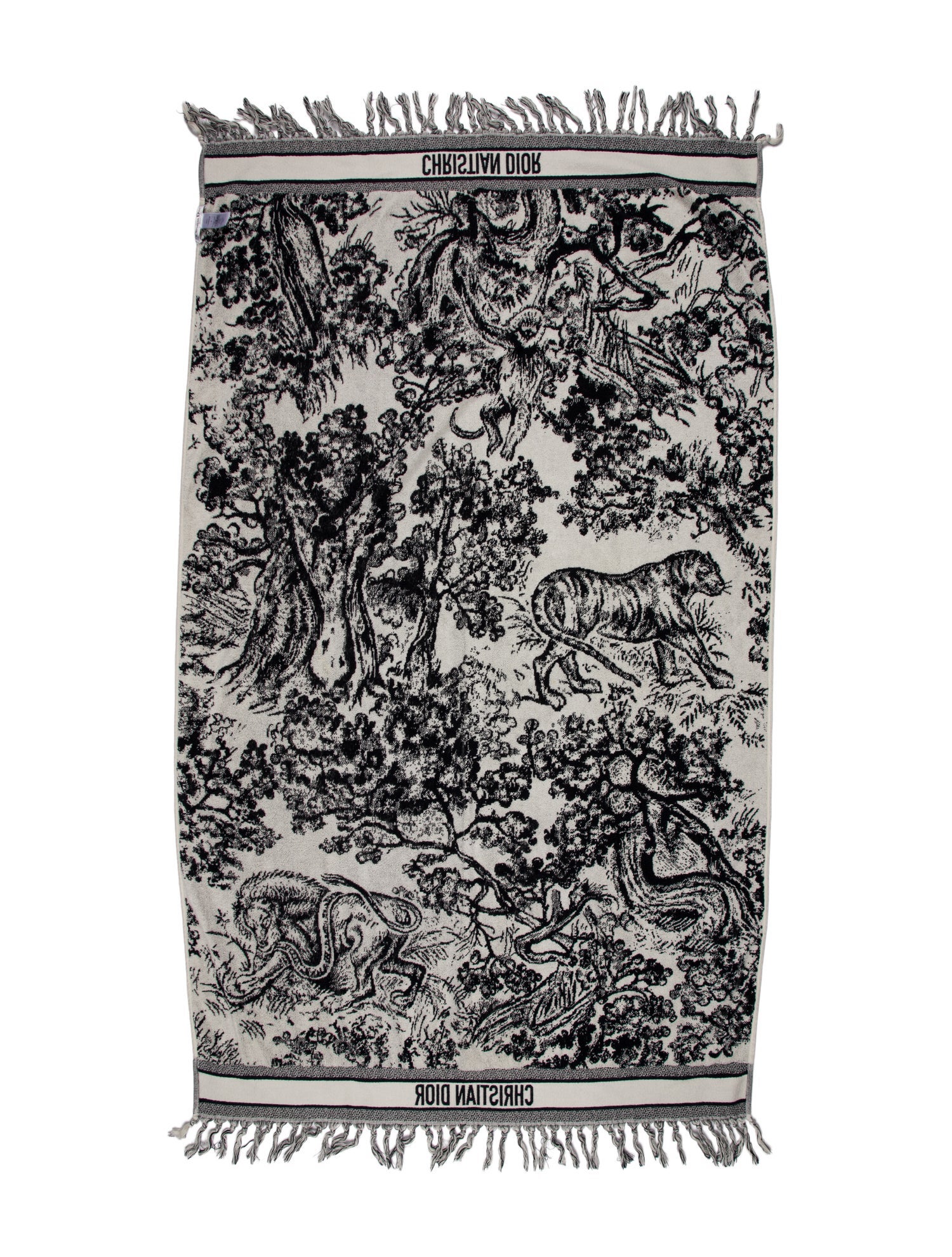 Christian Dior Toile de Jouy Reverse Towel