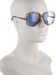 Christian Dior Oversize Mirrored Sunglasses