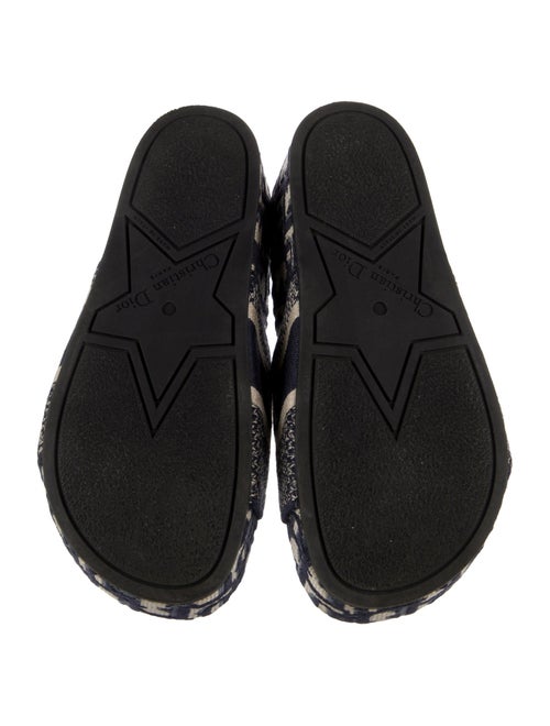 Christian Dior Diorissimo Pattern Slides