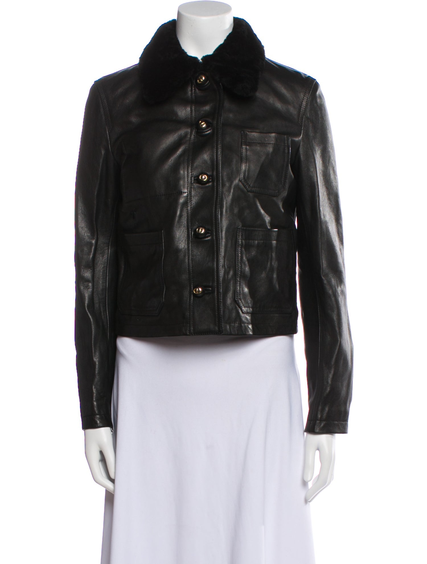 Christian Dior Leather Utility Jacket