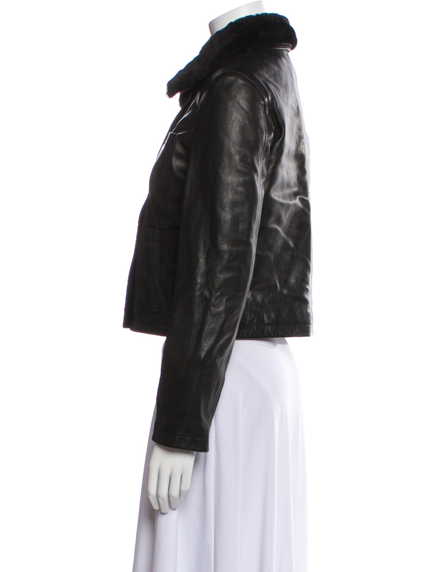 Christian Dior Leather Utility Jacket