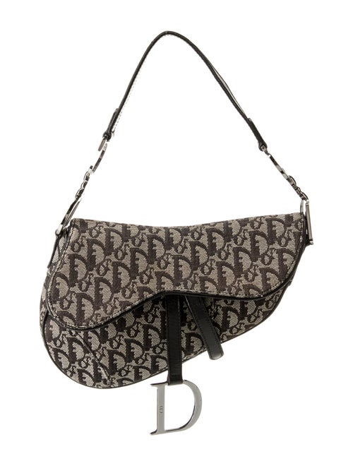 Christian Dior Oblique Jacquard Oblique Saddle Vintage