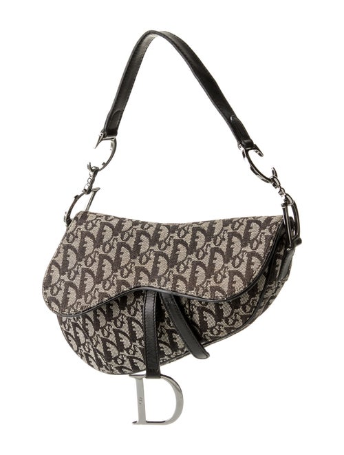 Christian Dior Oblique Jacquard Oblique Saddle Vintage