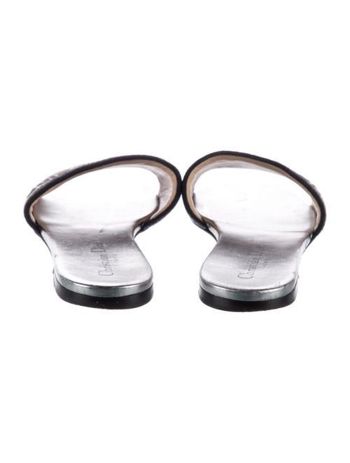 Christian Dior Patent Leather Printed Slides