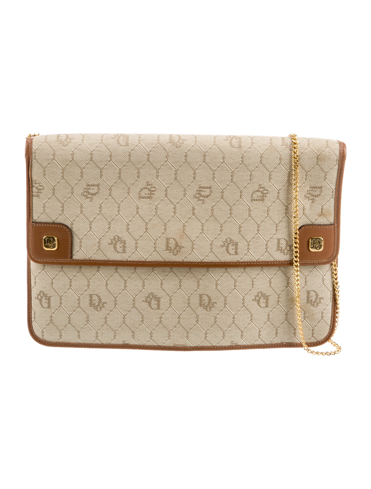 Christian Dior Canvas Honeycomb Vintage