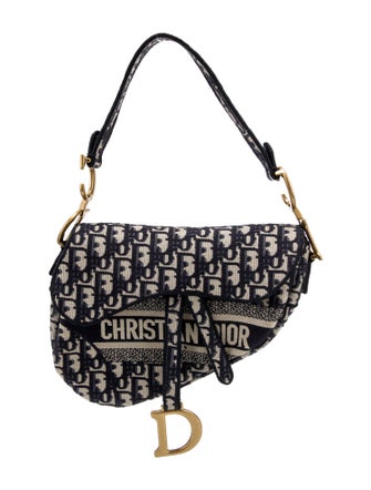 Christian Dior Canvas Oblique Saddle