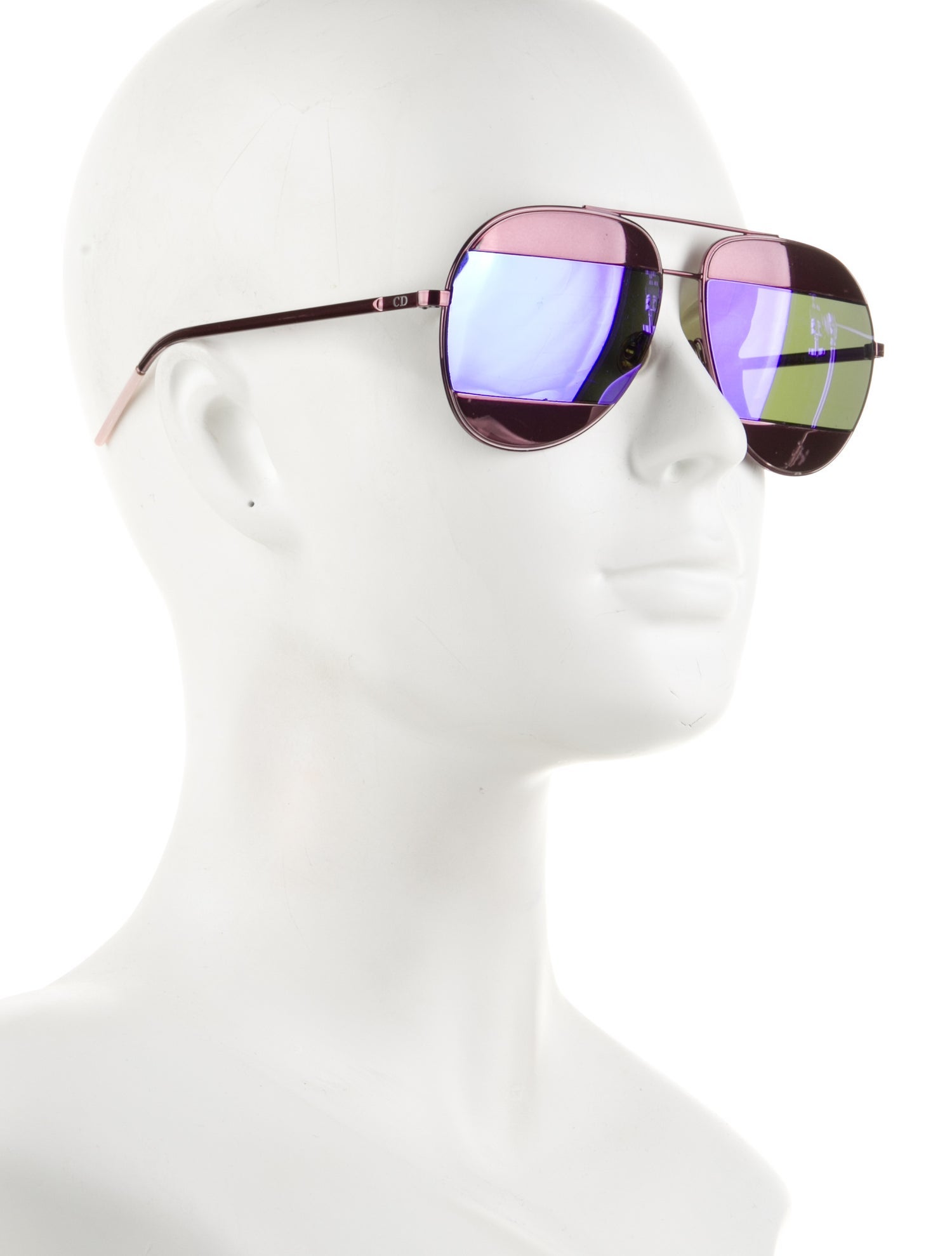 Christian Dior Aviator Mirrored Sunglasses