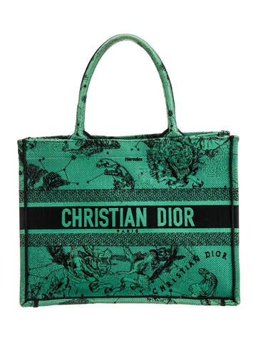Christian Dior Totes Toile de Jouy Zodiac Book Medium