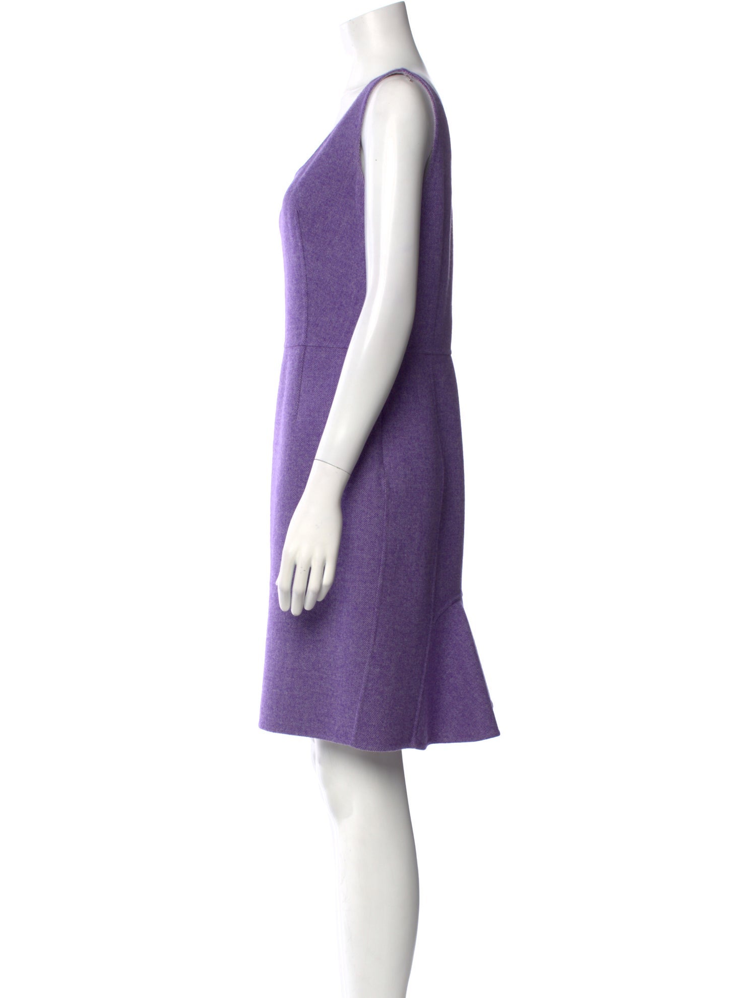 Christian Dior Square Neckline Knee-Length Dress