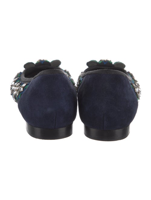 Christian Dior Mesh Bow Accents Flats